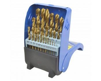 25pc Titanium Drill Set (1-13mm)